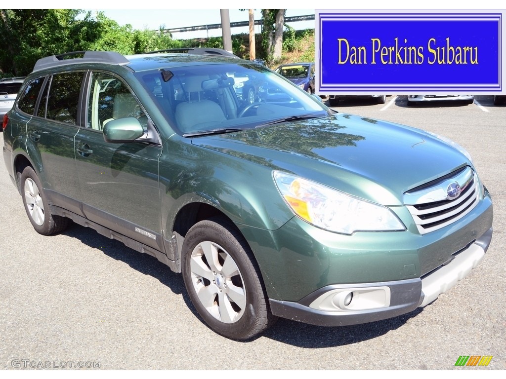 2012 Outback 2.5i Limited - Cypress Green Pearl / Warm Ivory photo #1