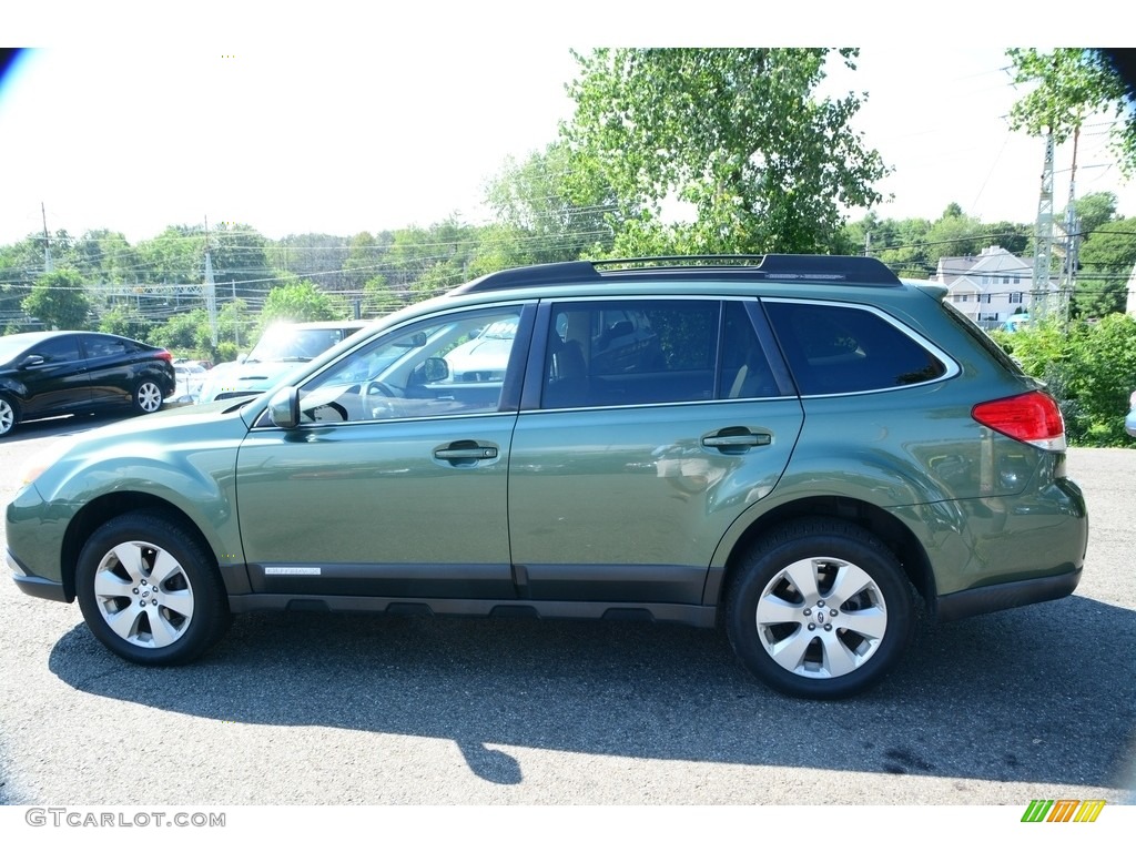 2012 Outback 2.5i Limited - Cypress Green Pearl / Warm Ivory photo #10