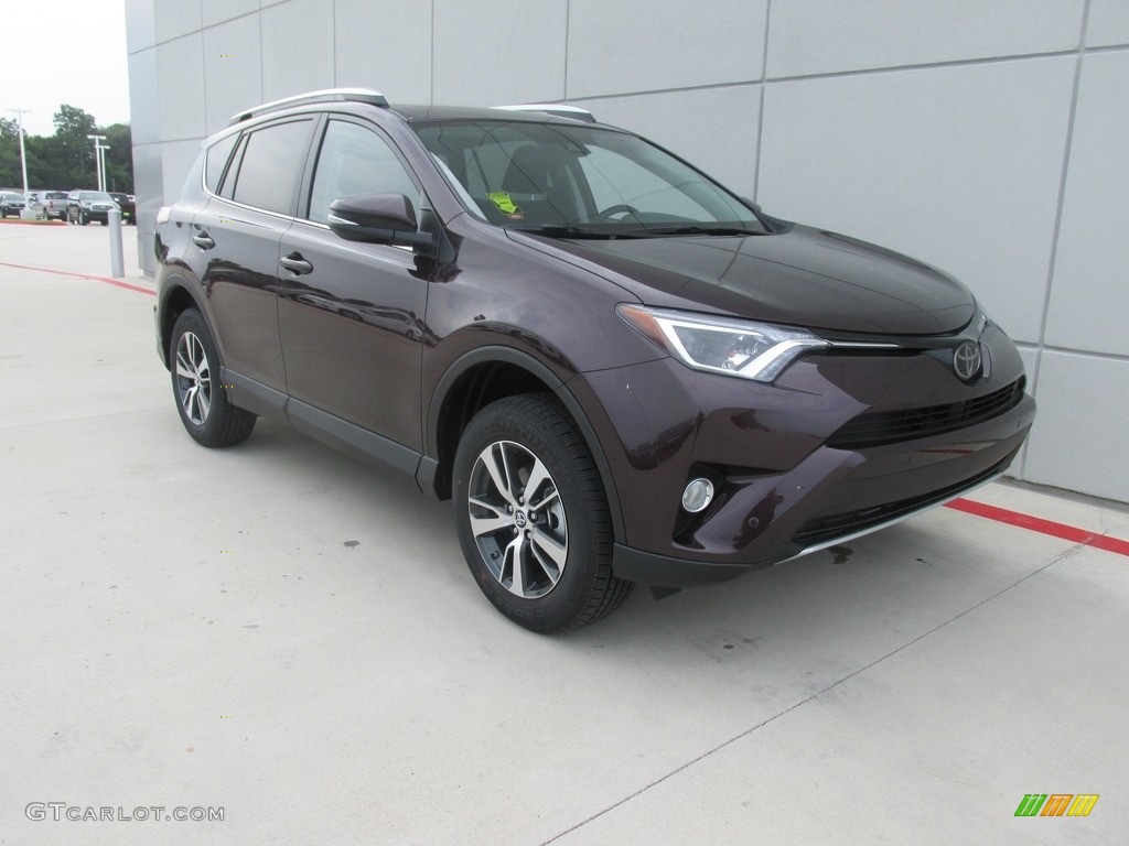 Black Currant Metallic 2016 Toyota RAV4 XLE Exterior Photo #115004536