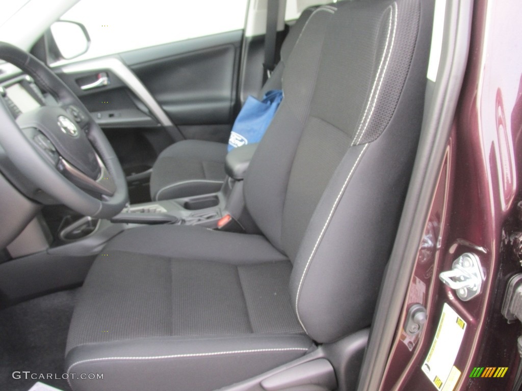 2016 RAV4 XLE - Black Currant Metallic / Black photo #23