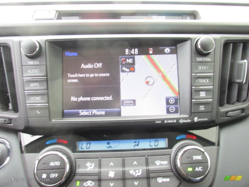 2016 RAV4 XLE - Black Currant Metallic / Black photo #28