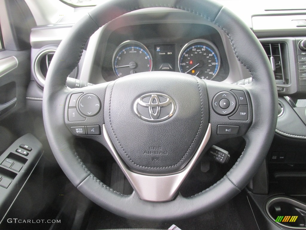 2016 RAV4 XLE - Black Currant Metallic / Black photo #33