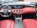 designo Bengal Red/Black 2017 Mercedes-Benz S 550 Cabriolet Dashboard