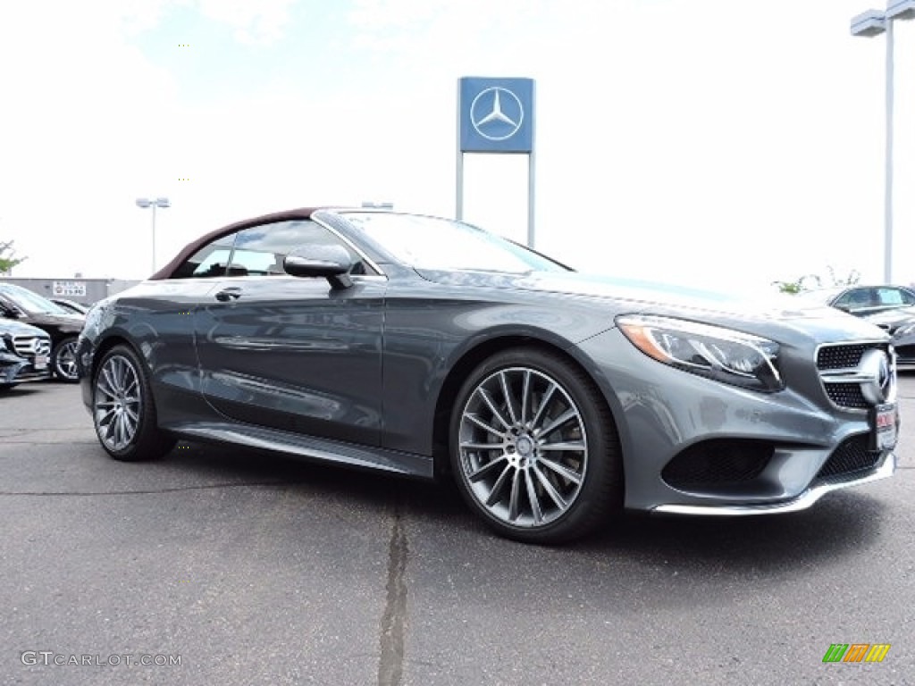 Selenite Grey Metallic 2017 Mercedes-Benz S 550 Cabriolet Exterior Photo #115005714