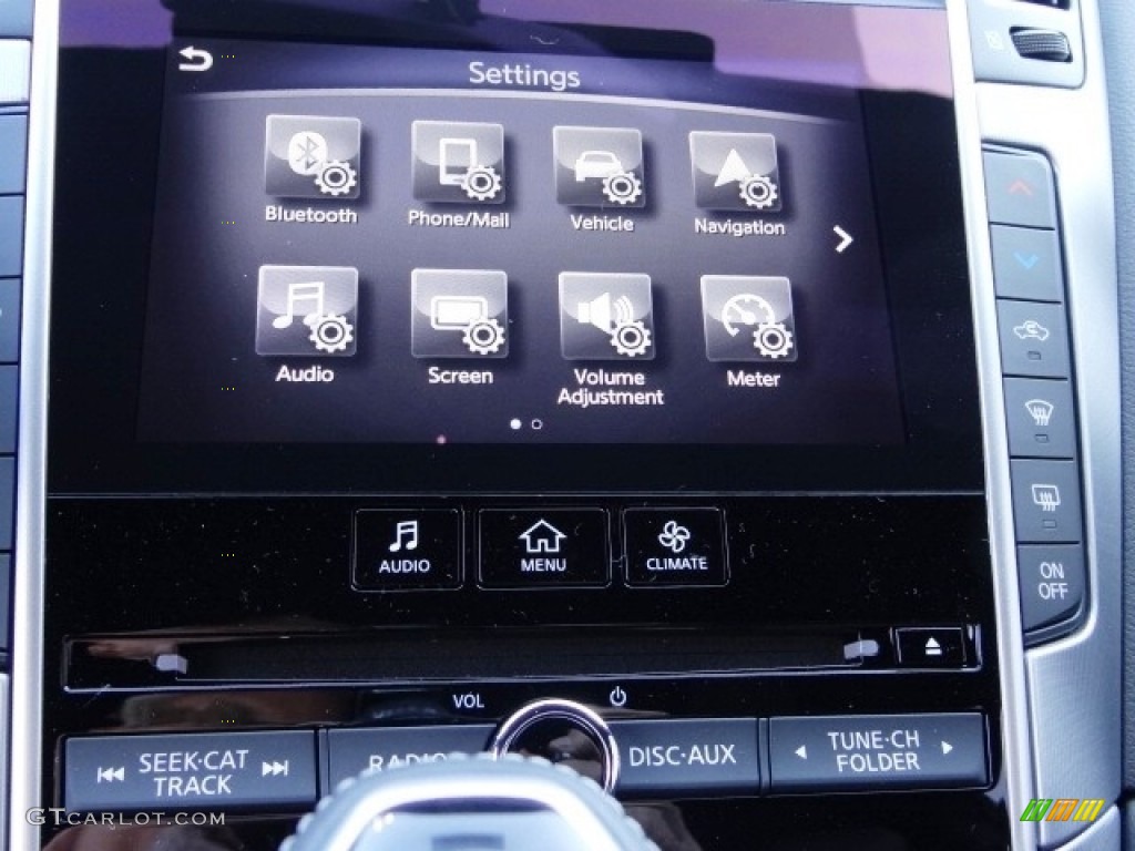 2017 Infiniti Q60 3.0t Premium Coupe Controls Photo #115005724