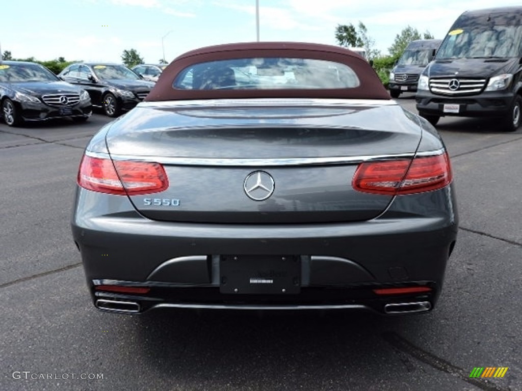 Selenite Grey Metallic 2017 Mercedes-Benz S 550 Cabriolet Exterior Photo #115005733