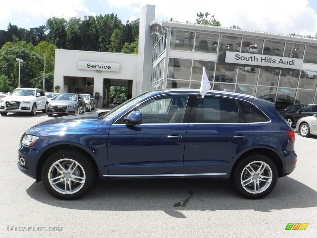 2016 Q5 2.0 TFSI Premium quattro - Scuba Blue Metallic / Chestnut Brown photo #2