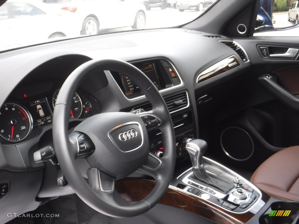 2016 Q5 2.0 TFSI Premium quattro - Scuba Blue Metallic / Chestnut Brown photo #16