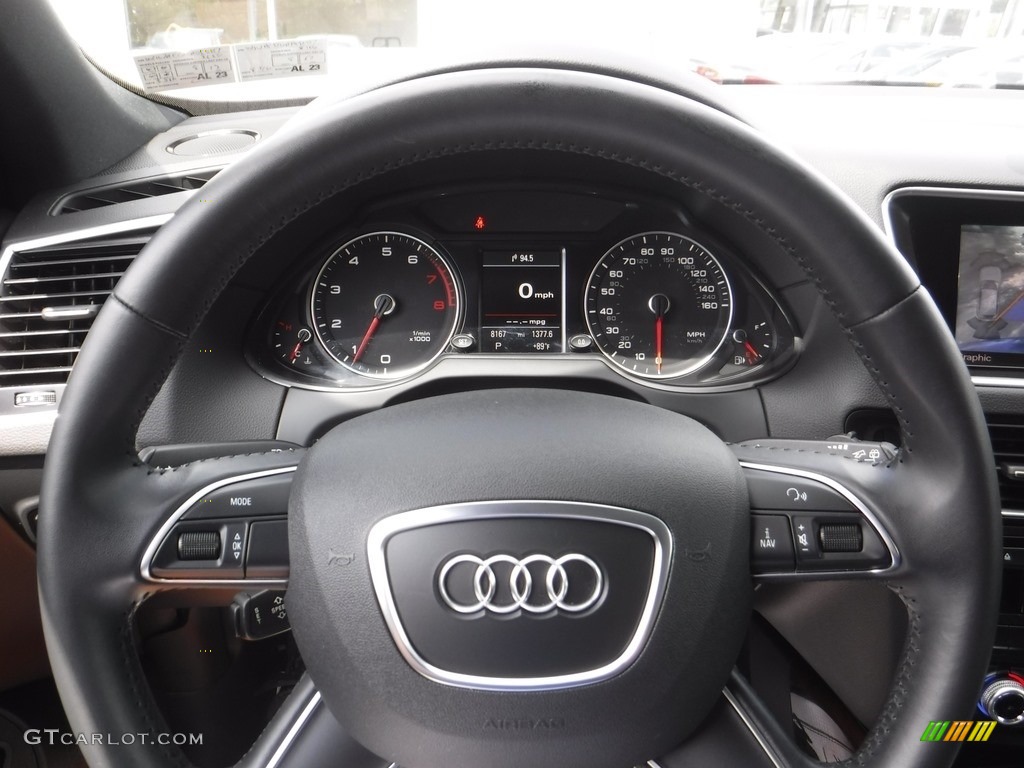 2016 Q5 2.0 TFSI Premium quattro - Scuba Blue Metallic / Chestnut Brown photo #26