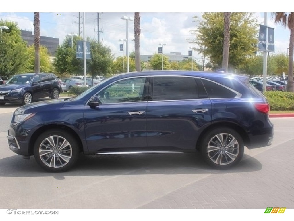 Fathom Blue Pearl 2017 Acura MDX Technology Exterior Photo #115008091