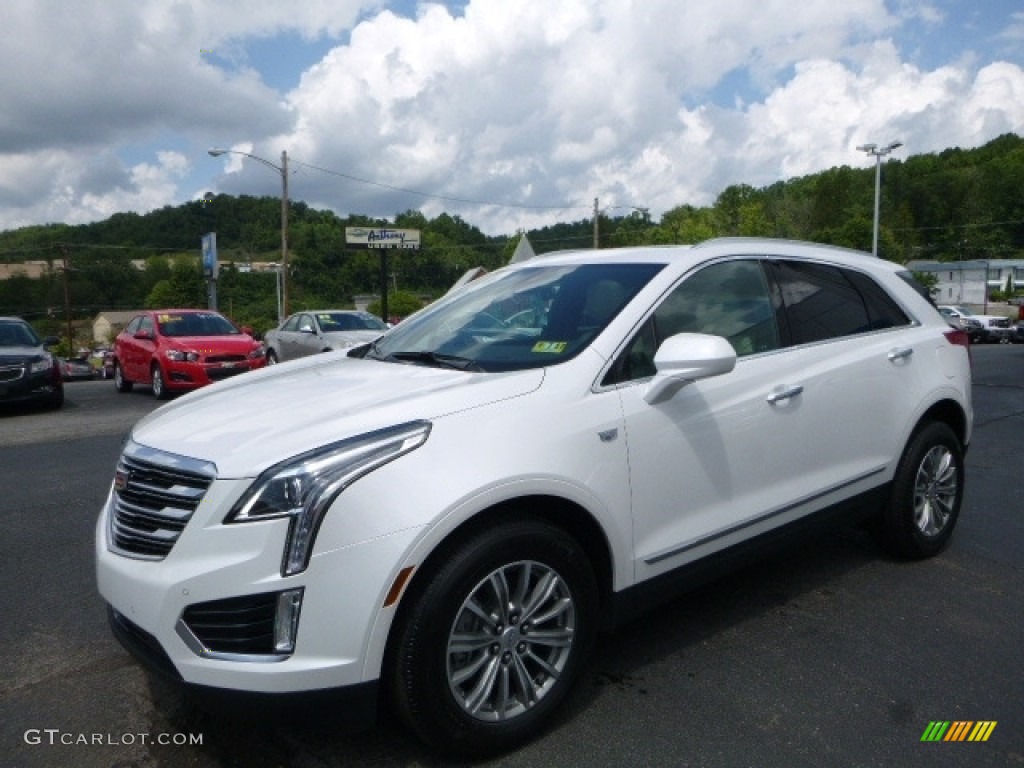 Crystal White Tricoat 2017 Cadillac XT5 Luxury AWD Exterior Photo #115008928