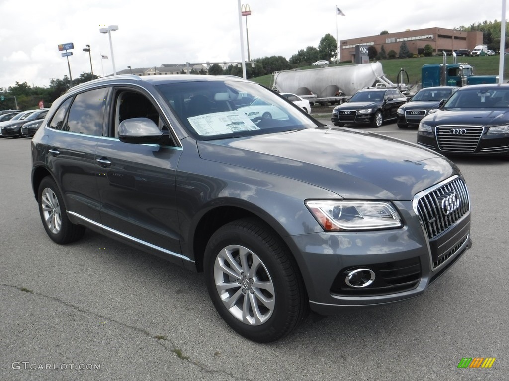 Monsoon Gray Metallic 2017 Audi Q5 2.0 TFSI Premium quattro Exterior Photo #115010869