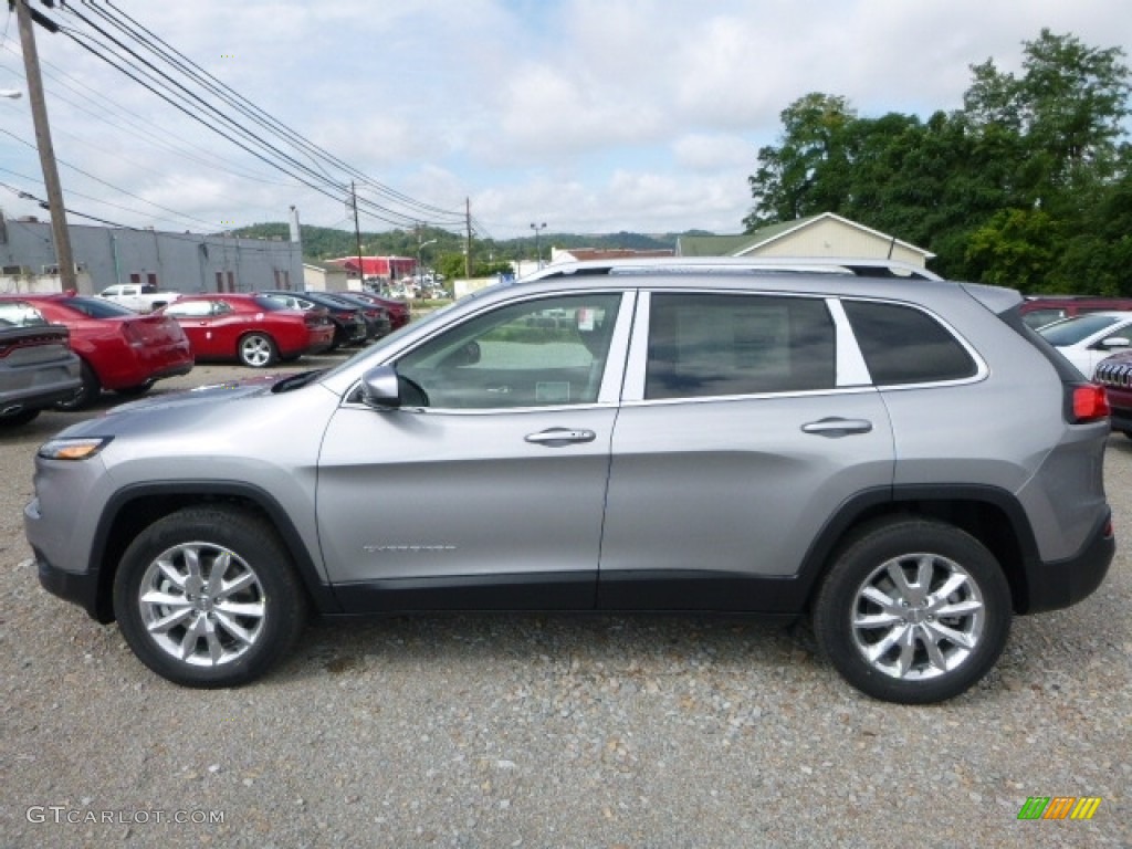 2017 Cherokee Limited 4x4 - Billet Silver Metallic / Black photo #3