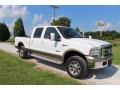 Oxford White - F250 Super Duty Lariat Crew Cab 4x4 Photo No. 8