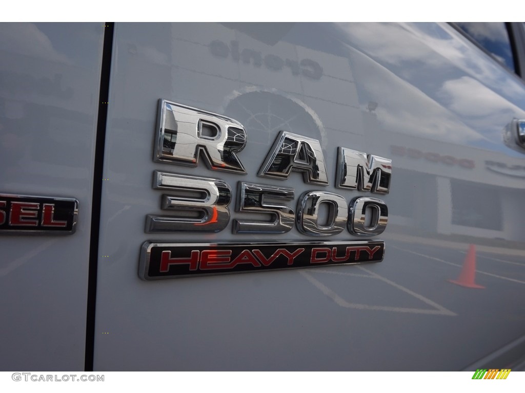 2014 3500 Laramie Crew Cab 4x4 Dually - Bright White / Canyon Brown/Light Frost Beige photo #15
