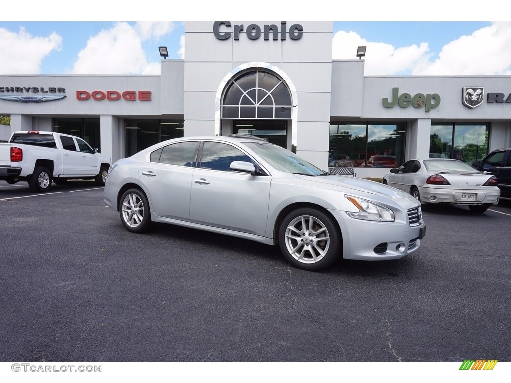 2013 Maxima 3.5 S - Brilliant Silver / Charcoal photo #1