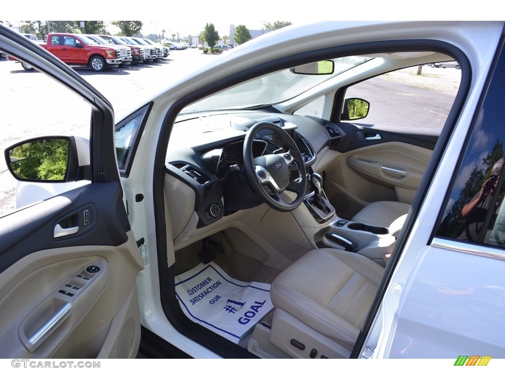 2015 C-Max Hybrid SEL - Oxford White / Medium Light Stone photo #29