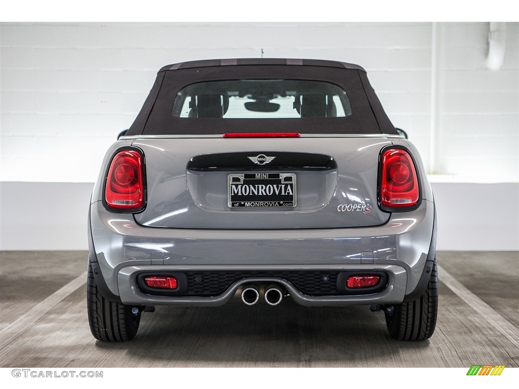 2016 Convertible Cooper S - Moonwalk Gray Metallic / Carbon Black photo #4