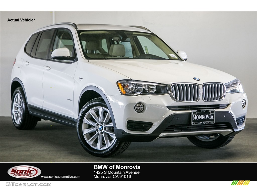 2016 X3 xDrive28i - Alpine White / Sand Beige photo #1