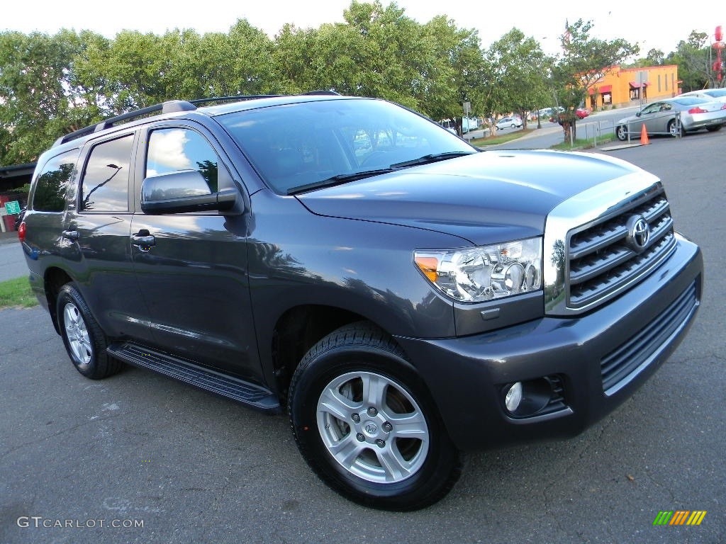 Magnetic Gray Metallic 2012 Toyota Sequoia SR5 4WD Exterior Photo #115021342
