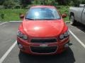 Inferno Orange Metallic - Sonic LT Sedan Photo No. 2