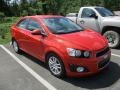 Inferno Orange Metallic - Sonic LT Sedan Photo No. 3