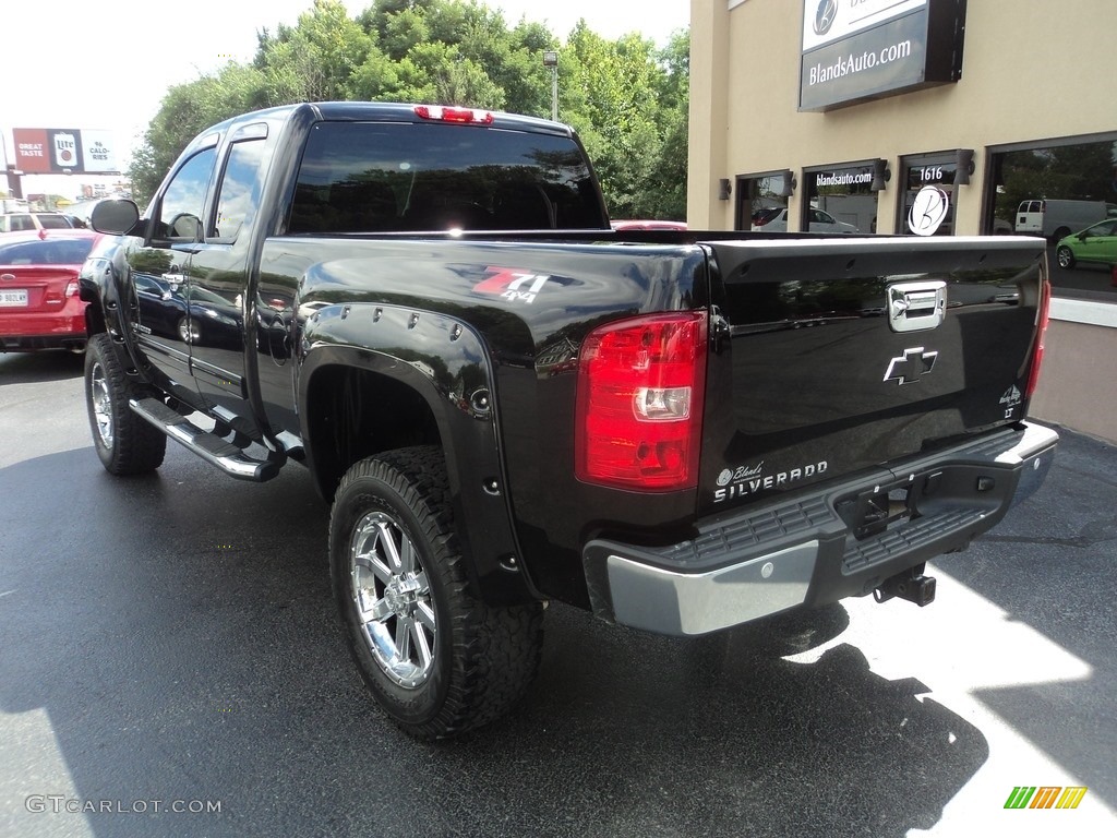 2013 Silverado 1500 LT Extended Cab 4x4 - Black / Ebony photo #3