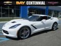 2017 Arctic White Chevrolet Corvette Stingray Coupe  photo #1