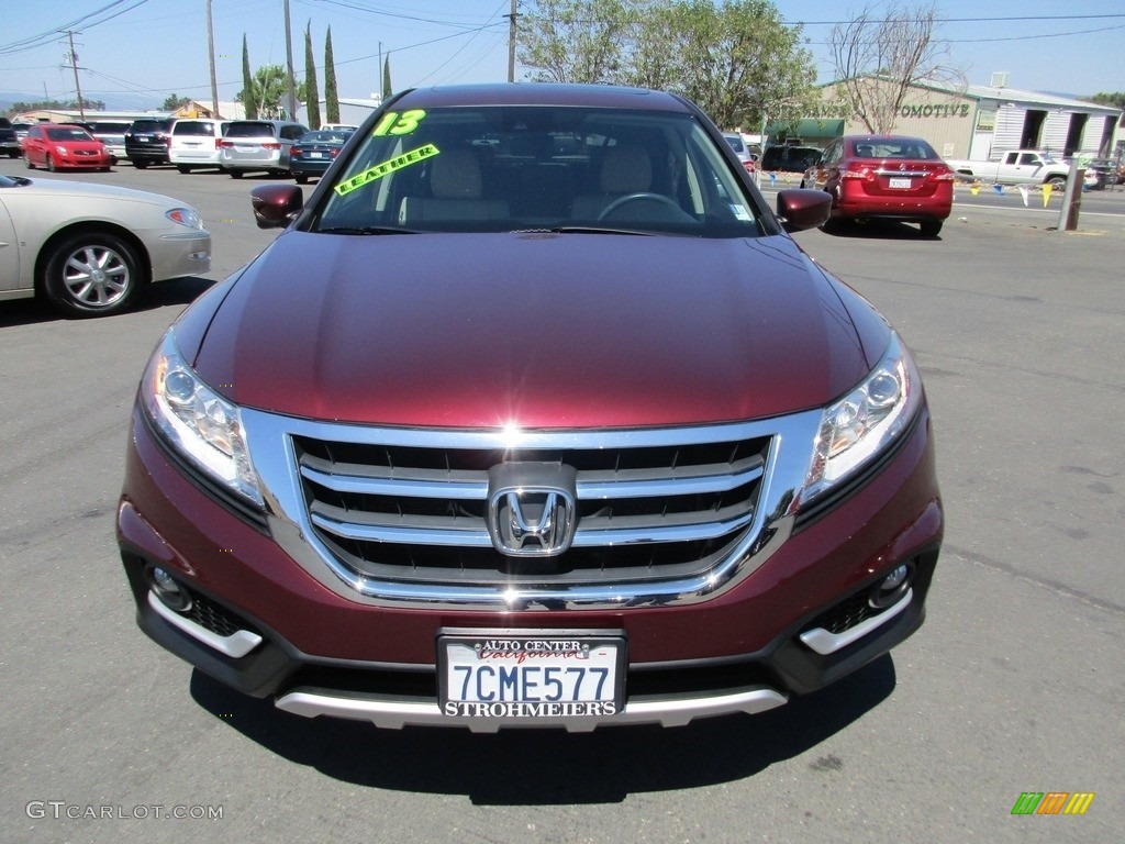 2013 Crosstour EX-L - Basque Red Pearl II / Ivory photo #2