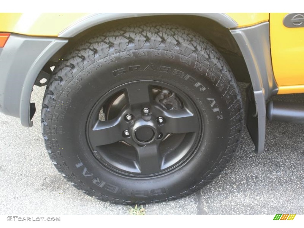 2004 Xterra XE 4x4 - Solar Yellow / Gray photo #16