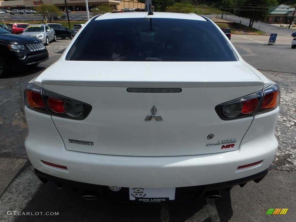 2013 Lancer Evolution MR - Wicked White / Black photo #4