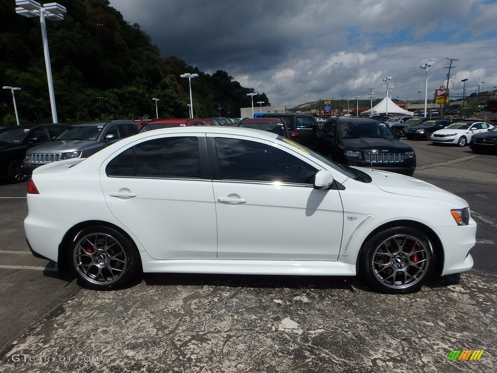 2013 Lancer Evolution MR - Wicked White / Black photo #6