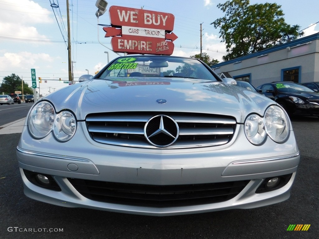 2007 CLK 350 Cabriolet - Iridium Silver Metallic / Black photo #3