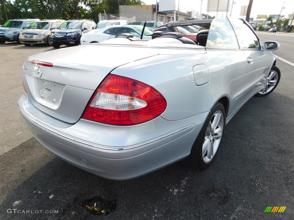 2007 CLK 350 Cabriolet - Iridium Silver Metallic / Black photo #4
