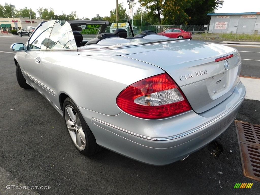 2007 CLK 350 Cabriolet - Iridium Silver Metallic / Black photo #5