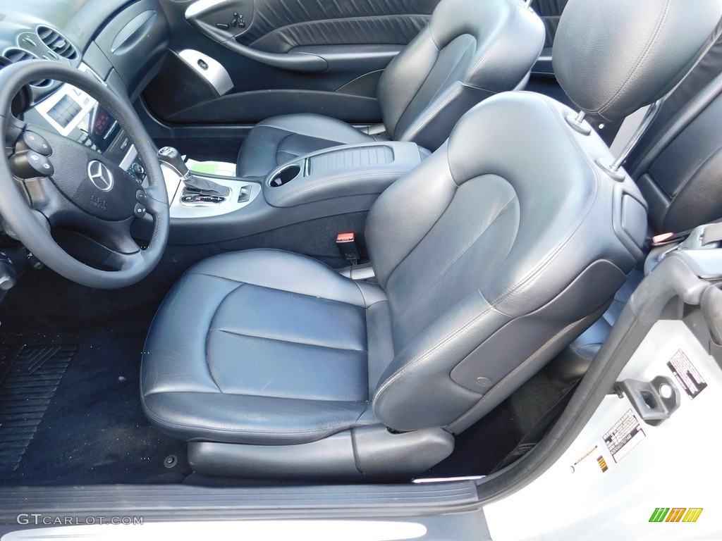 2007 CLK 350 Cabriolet - Iridium Silver Metallic / Black photo #8