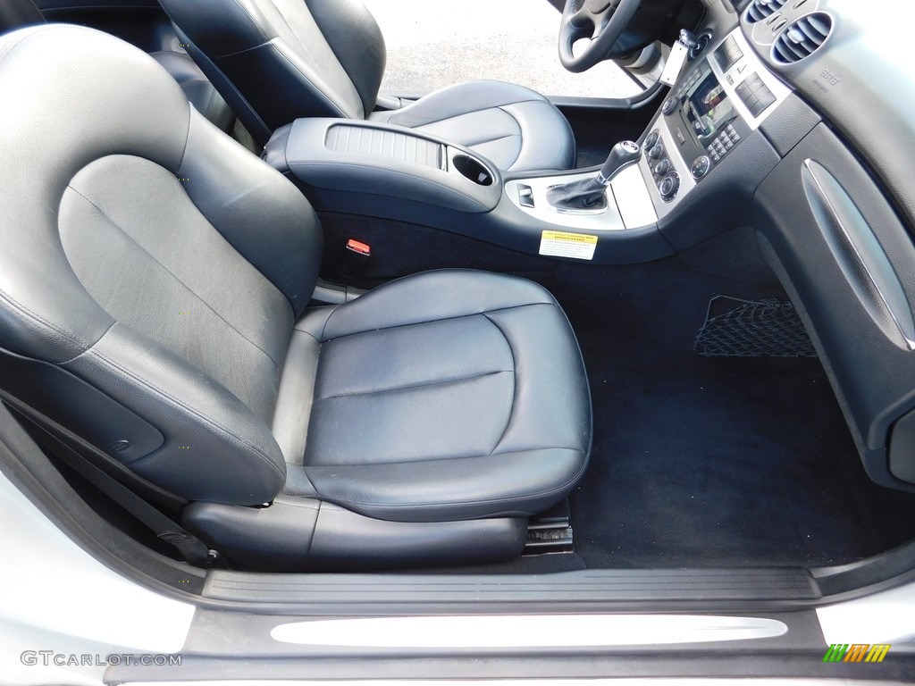 2007 CLK 350 Cabriolet - Iridium Silver Metallic / Black photo #19