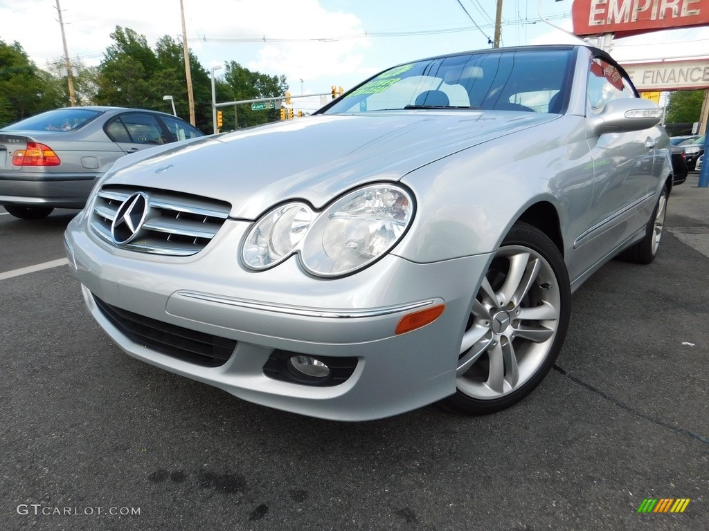 2007 CLK 350 Cabriolet - Iridium Silver Metallic / Black photo #22