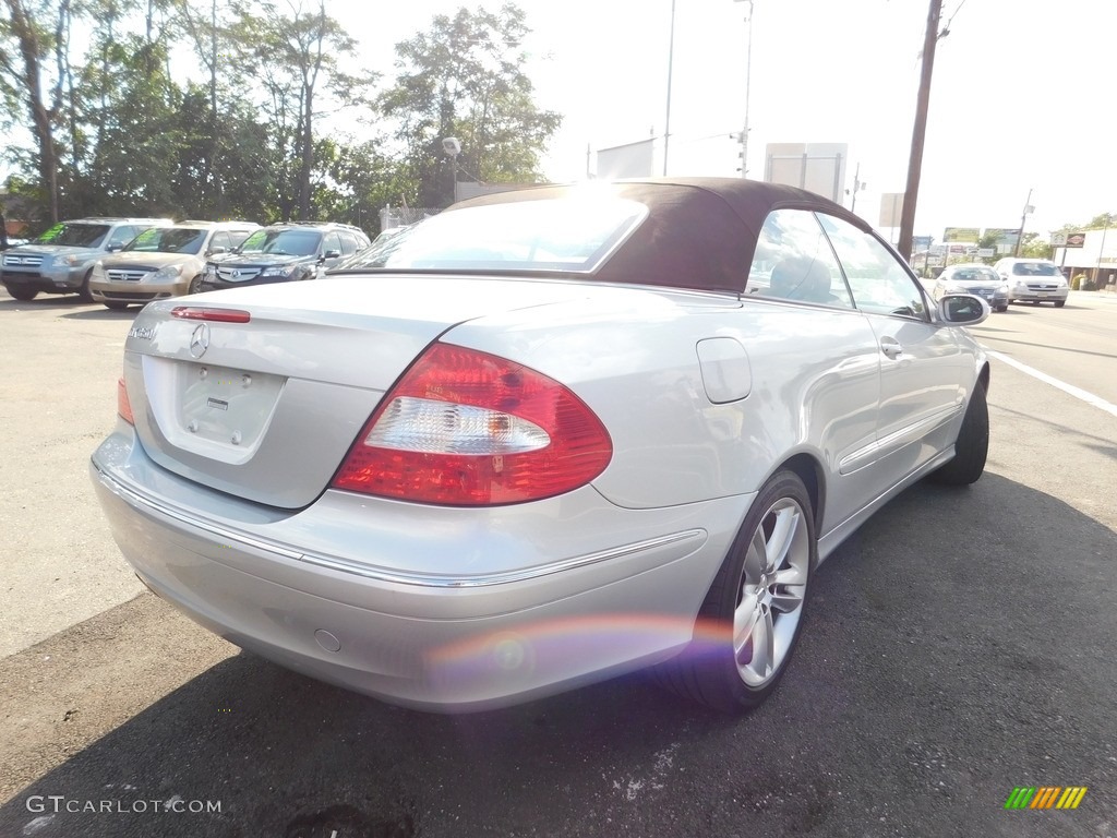 2007 CLK 350 Cabriolet - Iridium Silver Metallic / Black photo #25