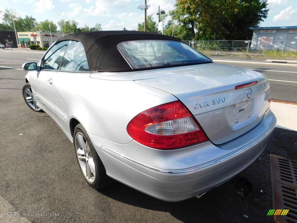 2007 CLK 350 Cabriolet - Iridium Silver Metallic / Black photo #26