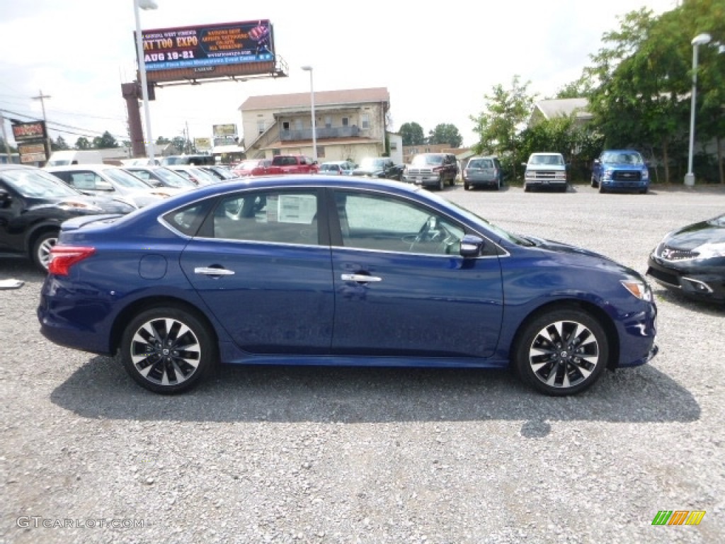 2016 Sentra SV - Deep Blue Pearl / Charcoal photo #7
