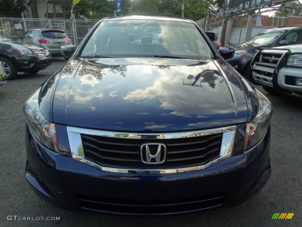 2008 Accord EX-L Sedan - Royal Blue Pearl / Ivory photo #2