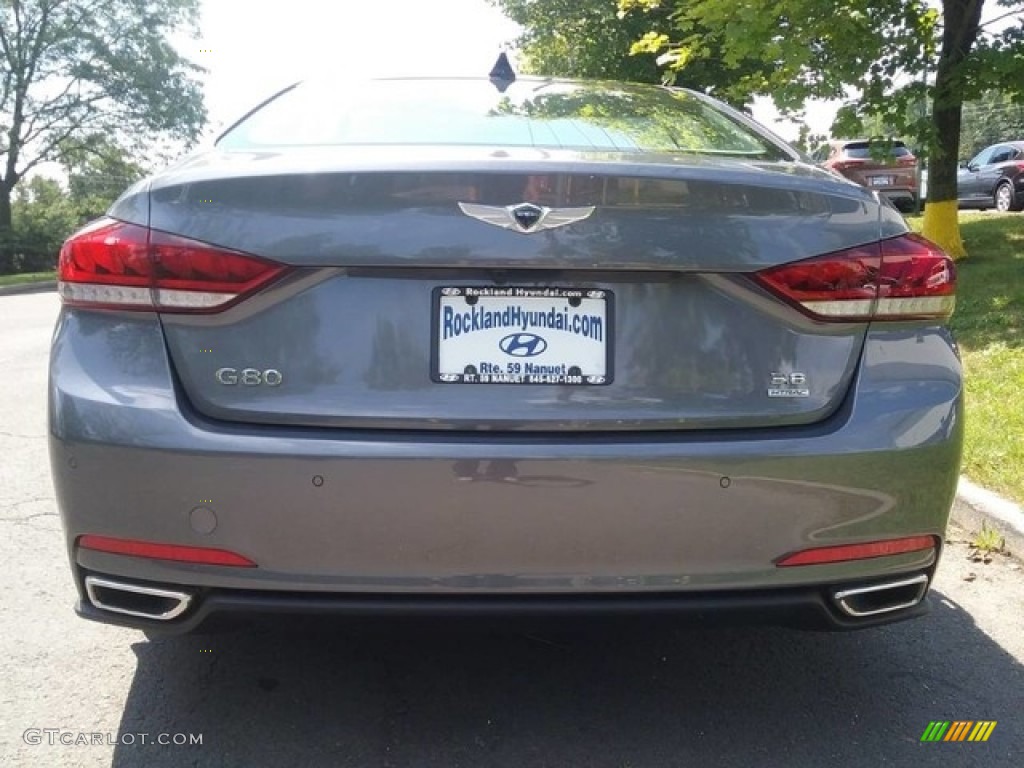 2017 Genesis G80 AWD - Himalayan Gray / Black Monotone photo #3