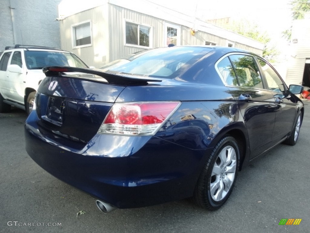 2008 Accord EX-L Sedan - Royal Blue Pearl / Ivory photo #4