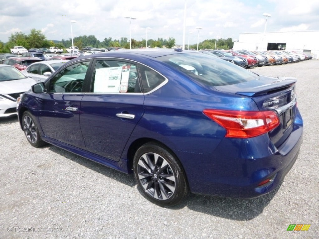 2016 Sentra SV - Deep Blue Pearl / Charcoal photo #10