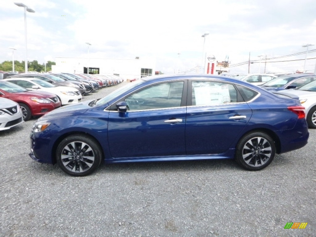 2016 Sentra SV - Deep Blue Pearl / Charcoal photo #11