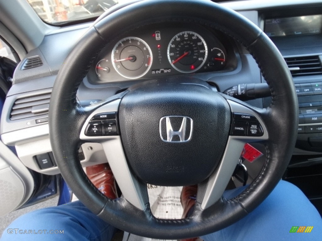 2008 Accord EX-L Sedan - Royal Blue Pearl / Ivory photo #7