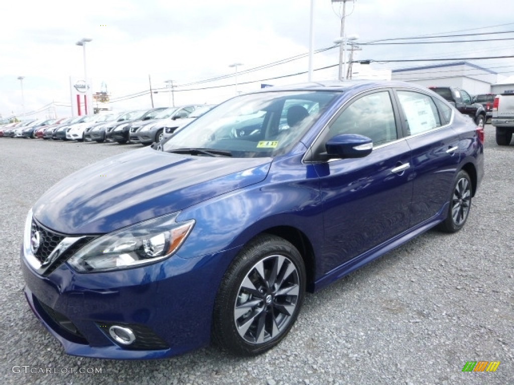 2016 Sentra SV - Deep Blue Pearl / Charcoal photo #12