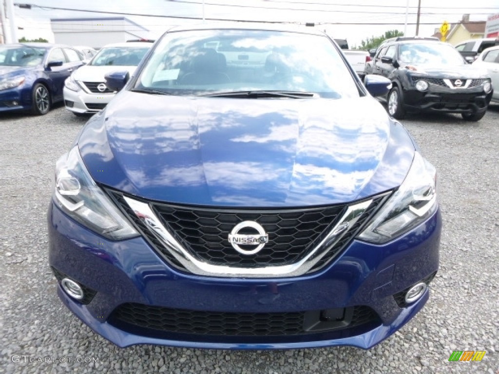 2016 Sentra SV - Deep Blue Pearl / Charcoal photo #13