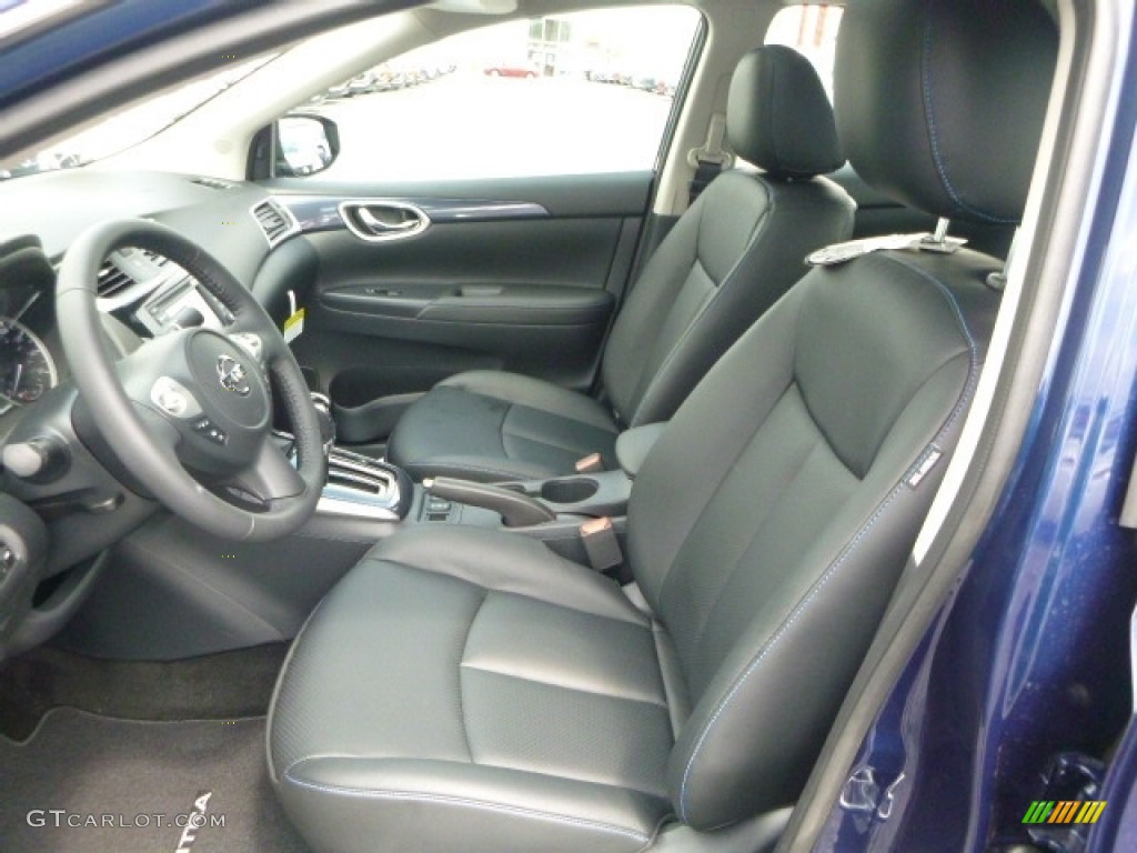 2016 Sentra SV - Deep Blue Pearl / Charcoal photo #14